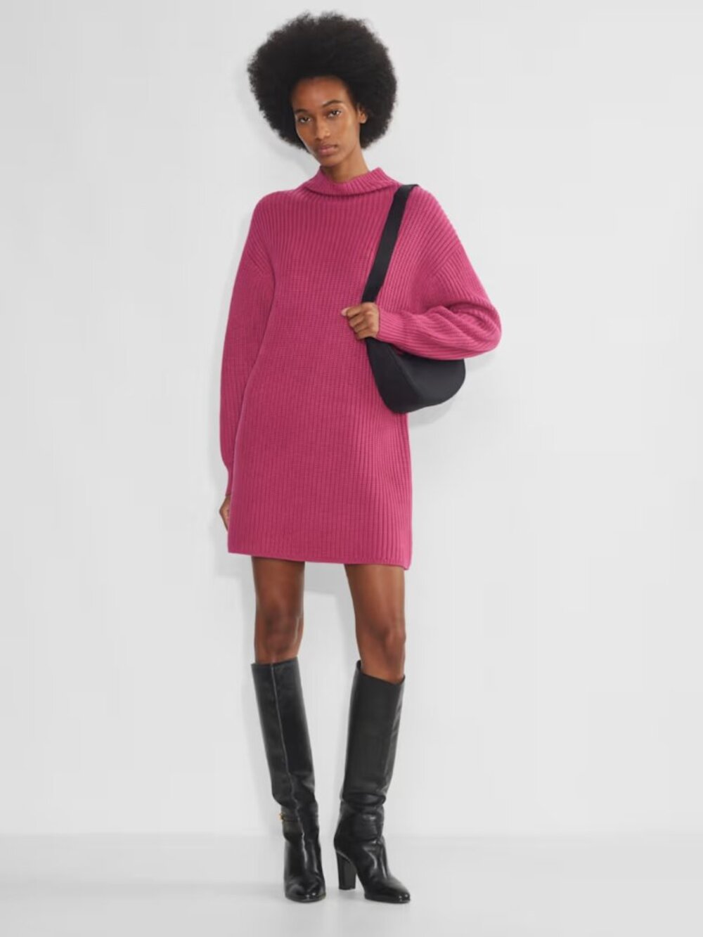 NWT Aritzia Wilfred Montpellier Dress - Dark Rose